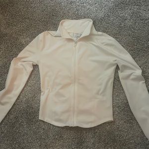 Small; white; good condition; jacket; athletic wear